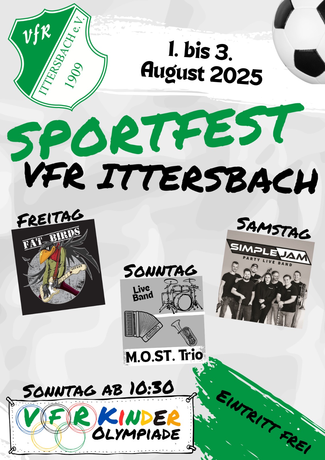 Sportfest 1.-3. August 2025