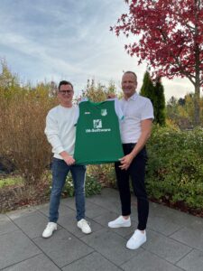 Dominik Lörch vom VfR und Timo Paul von IN-Software