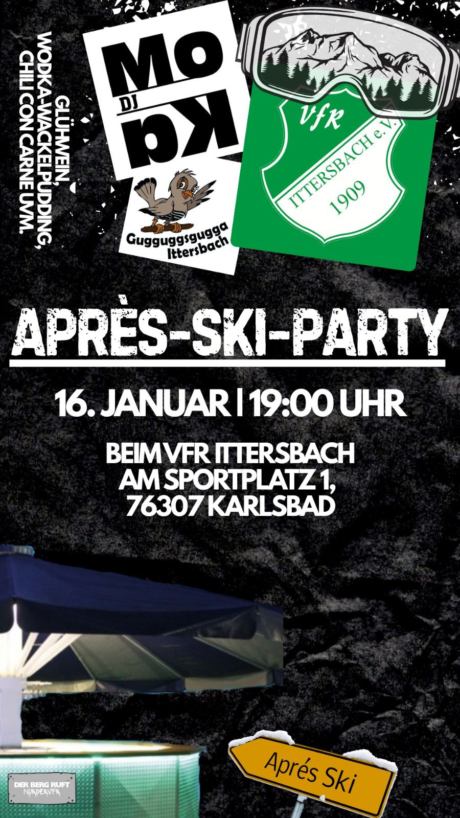Auf zur Aprés-Ski Party beim VfR Ittersbach!